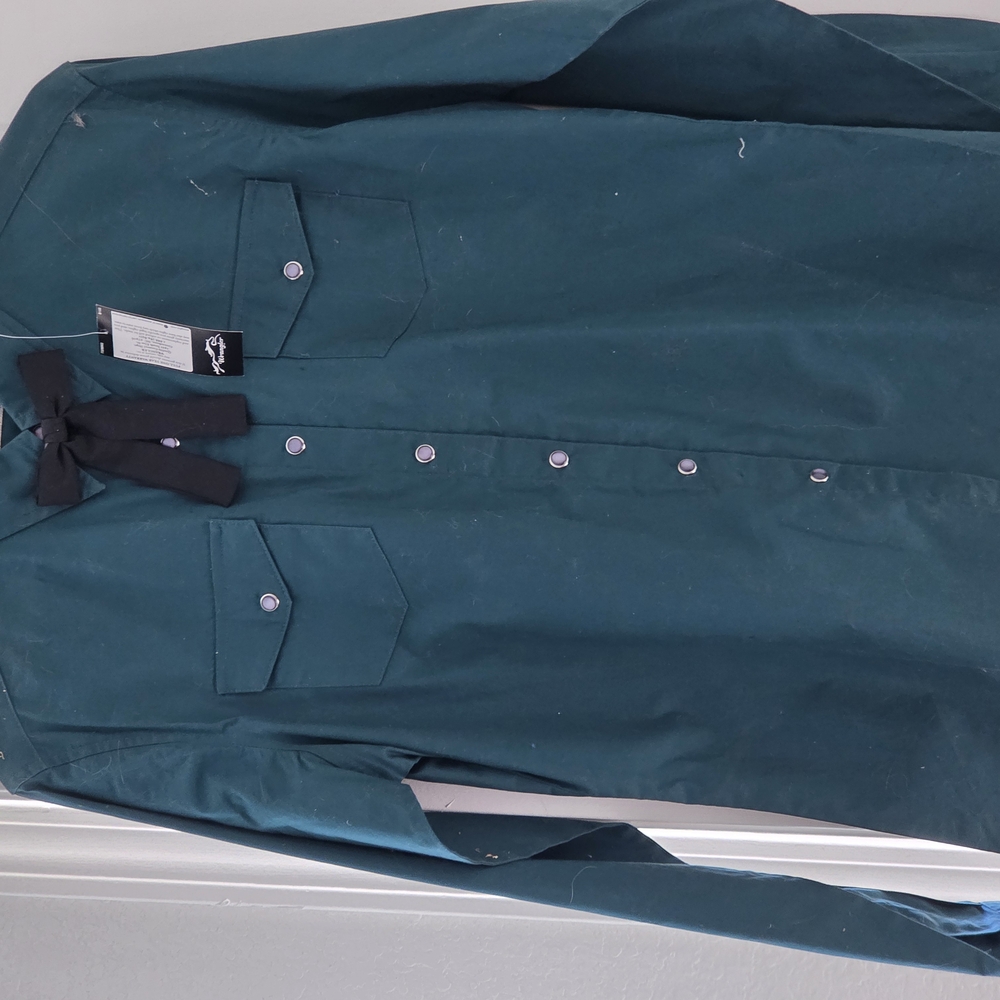 Men's Teal Button-Up Shirt
